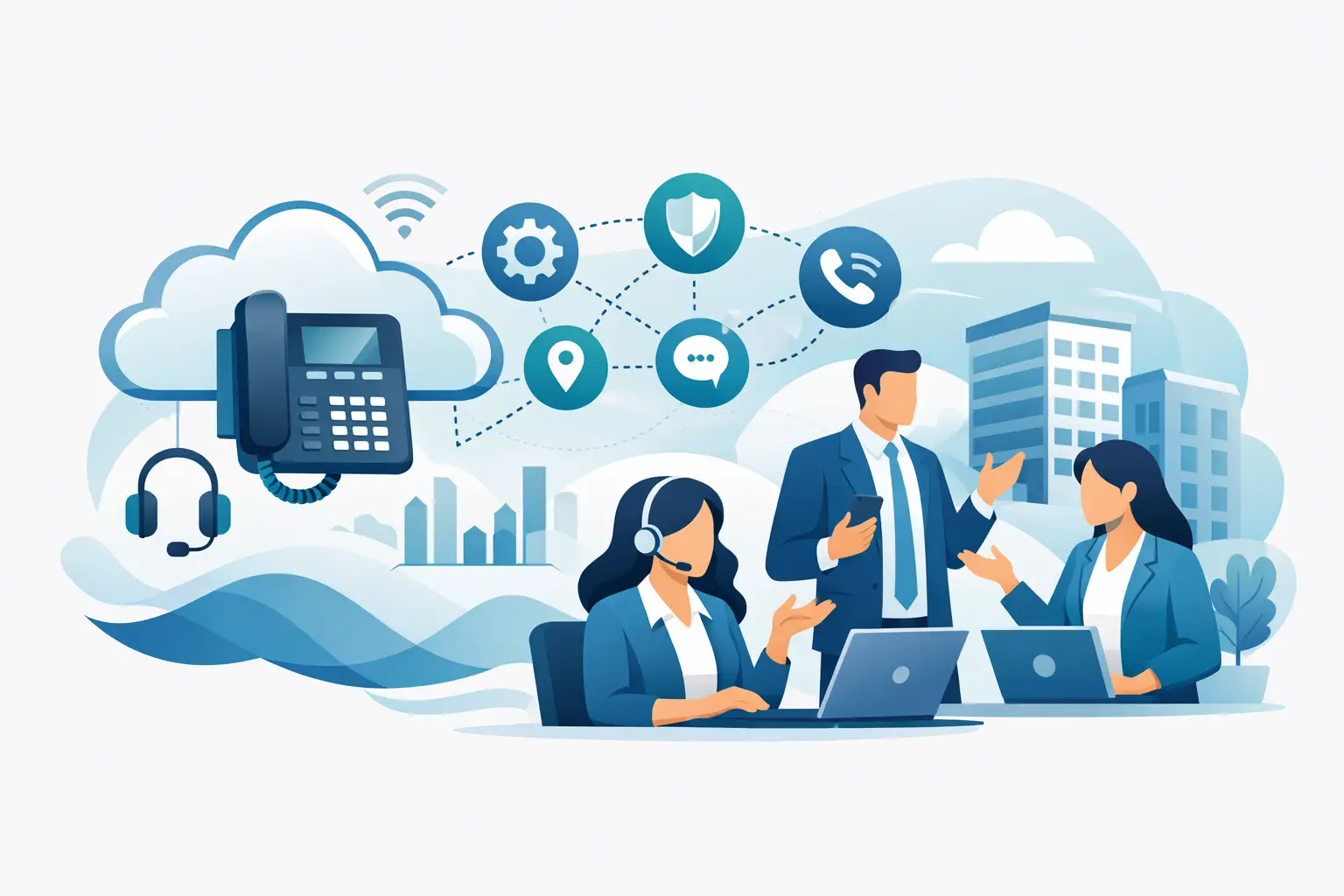 10 Hosted Phone System Benefits for Business